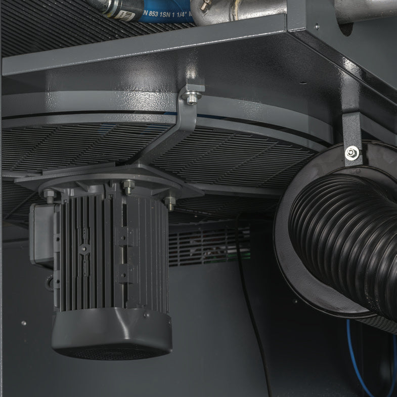 Close-up of a mechanical component, possibly part of a larger machine or system.
