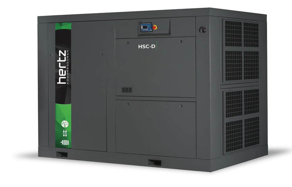 Hertz HSC-D air compressor on a white background