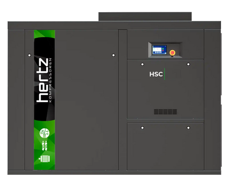 Hertz HSC air compressor on a white background
