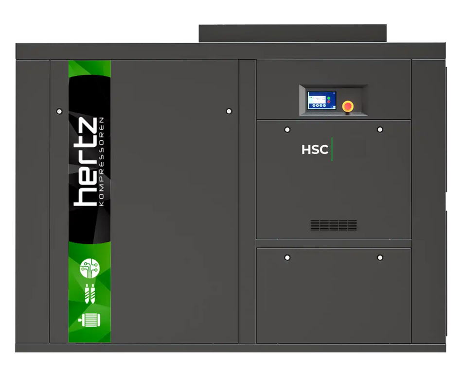 Hertz HSC air compressor on a white background
