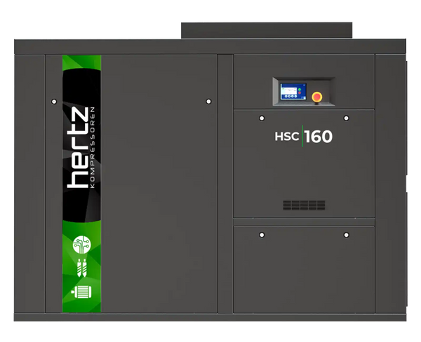 Hertz HSC 160 kW Fixed-Speed Rotary Screw Air Compressor - 968 CFM - 76dba - Compressed Air Online - airlinkcompressors.com