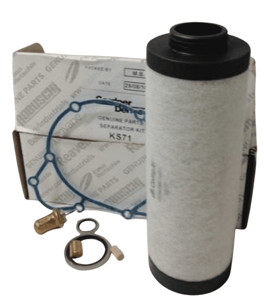 Hydrovane 37, 47, 705, 707, V05 & V07 Compressor Genuine OEM Element Separator Kit - KS71