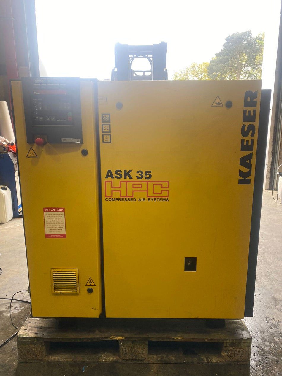 Refurbished HPC Kaeser ASD 37 22 kW Fixed-Speed Rotary Screw Compressor – 8 bar, 138 CFM, 2011, 63,644 Hours (Copy)