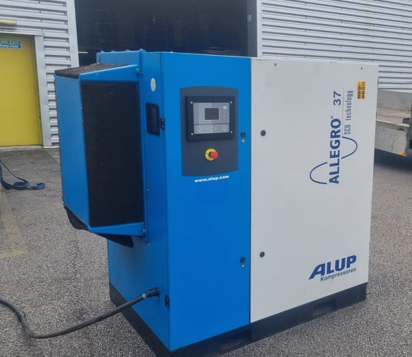 Refurbished 2014 ALUP Allegro 37 37kW Variable Speed Rotary Screw Compressor – 241 CFM
