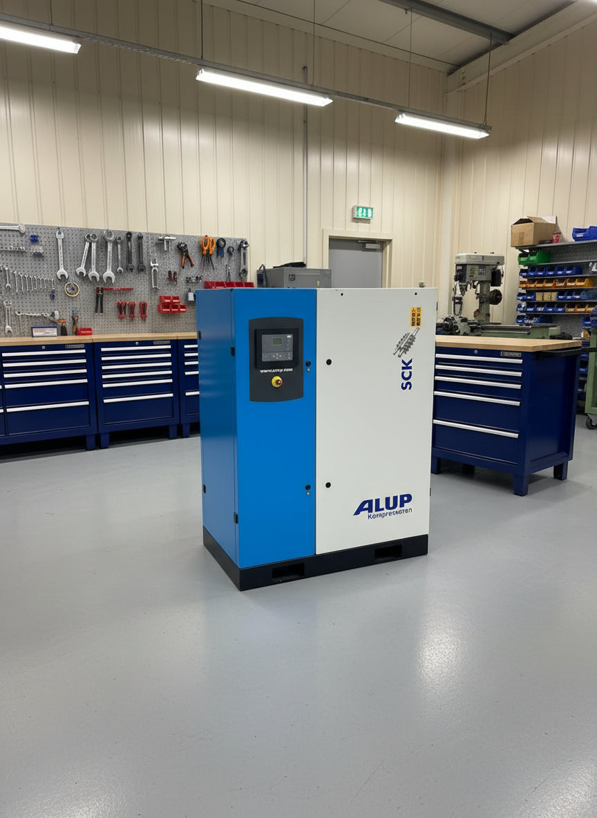 Refurbished 2013 ALUP SCK41 30kW Rotary Screw Compressor – 8 bar / 170 CFM
