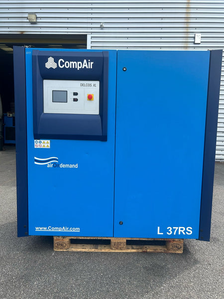 Refurbished CompAir L37RS 37kW Variable Speed Rotary Screw Compressor – 5-13 bar / Up to 243 CFM