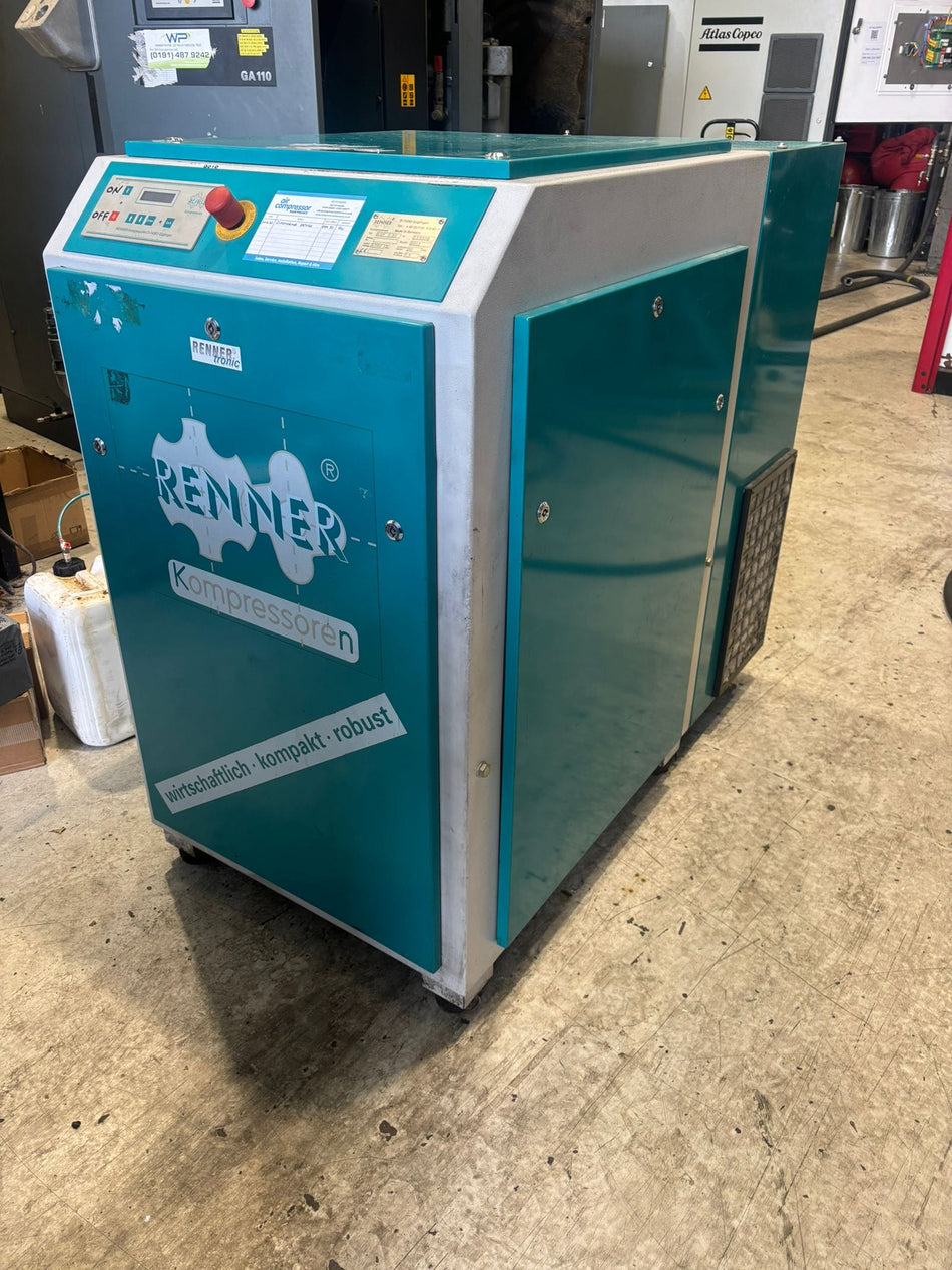 Refurbished Renner RSF 1-30 30kW Variable Speed Rotary Screw Compressor – 7.5 bar / 154 CFM