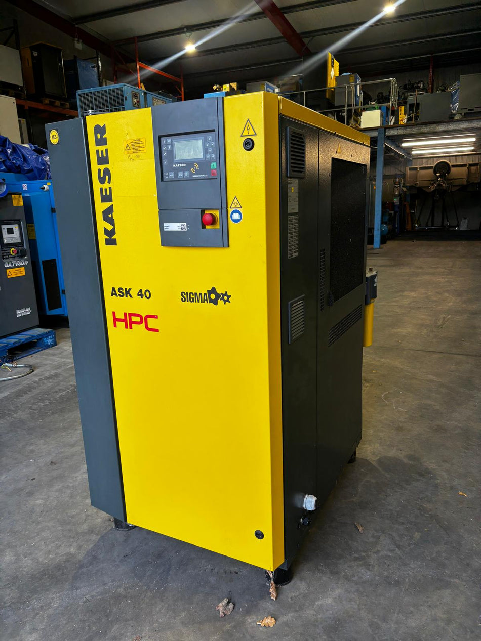 HPC Kaeser ASK 40 22kW Rotary Screw Compressor - 2021, Very Low Hours, 143 cfm | Refurbished