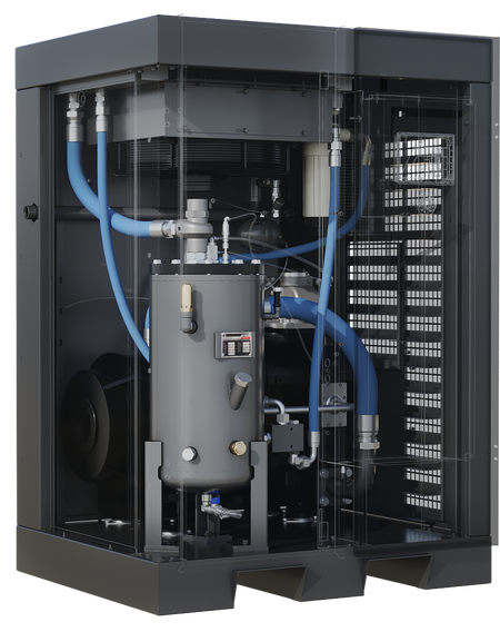 Hertz IMPETUS 22 kW VSD Screw Air Compressor - Energy Efficient & Reliable for Industrial Use - Compressed Air Online - airlinkcompressors.com