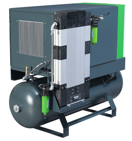 Avelair evo 2.2-Integra 250L Tank Mounted Screw Compressor, Dryer & Filtration 15CFM - 8 Bar - airlinkcompressors.com