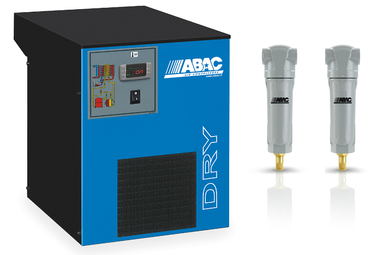 Abac DRY 45 27 cfm Compressed Air Dryer & Filters - 4102005871 + 2 x Filters