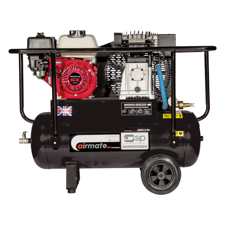 SIP ISHP5.5/50 Industrial Petrol Compressor - 04444