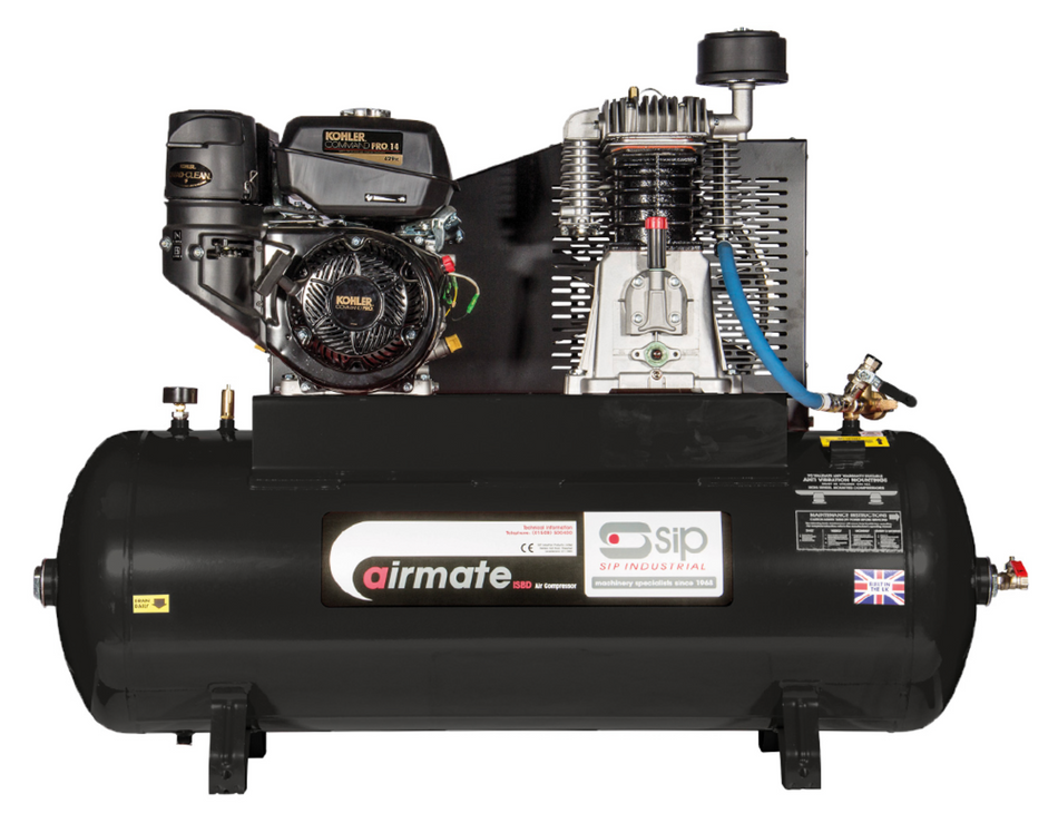 SIP ISKP7/150 Industrial Petrol Compressor - 04330