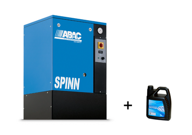 ABAC Spinn 2.2 kW 230V Screw Compressor & 5L Rotair Oil - 4152055005