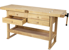 Load image into Gallery viewer, SIP Professional Hardwood 4-Drawer Workbench - 1460