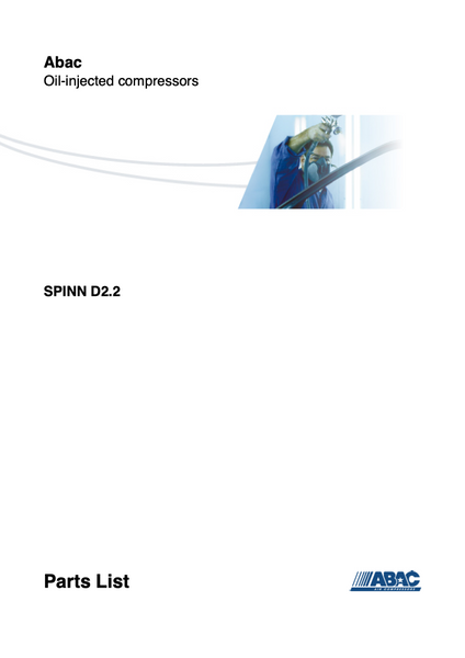 ABAC Spinn D2.2 Parts Manual From 2021