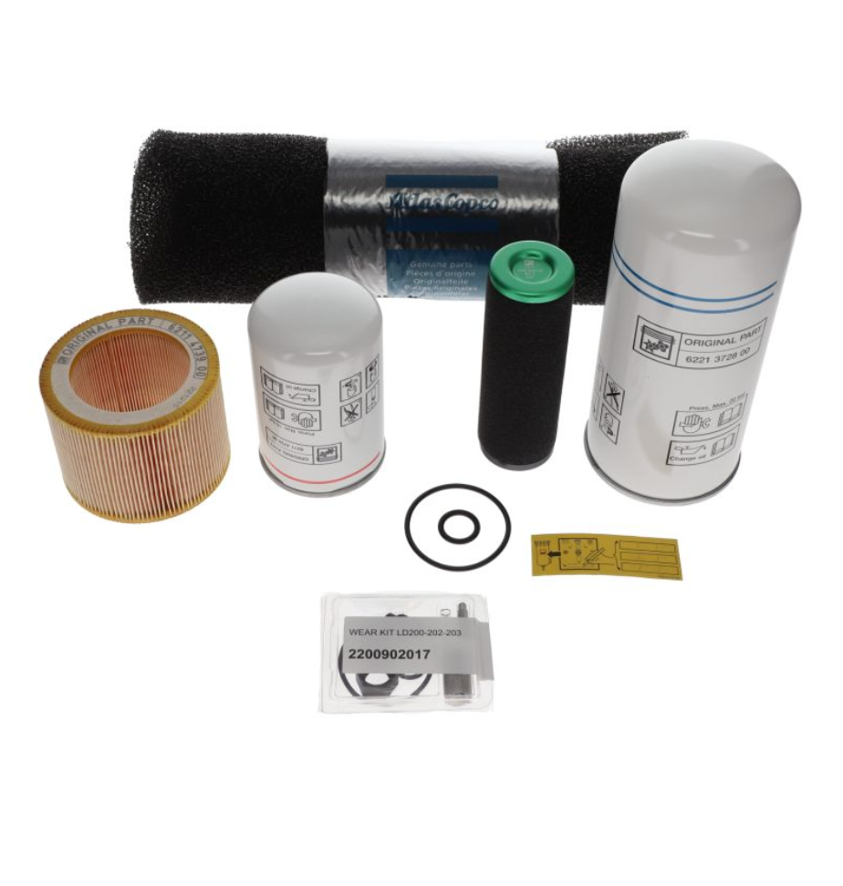 ABAC Formula & Genesis 5.5 to 11kW 4000hr Service Kit & Filter Element - 2200903267 - airlinkcompressors.com