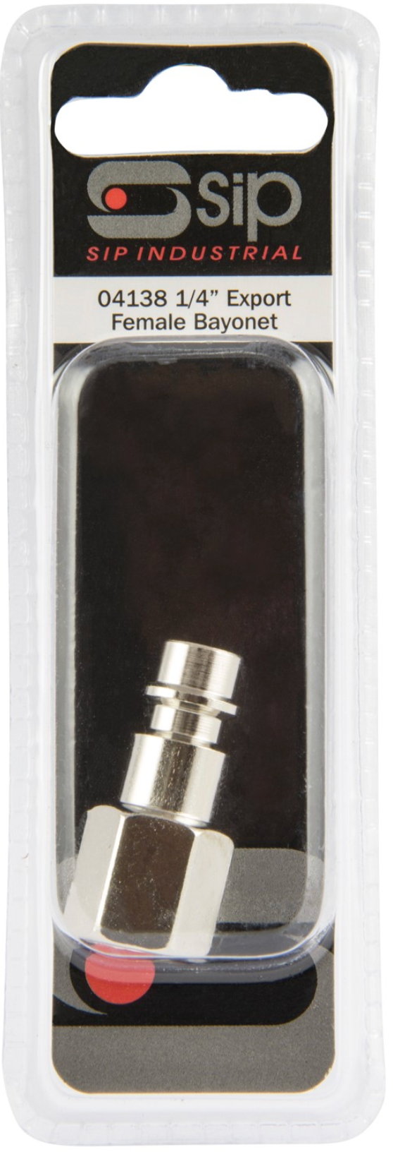 SIP Type 25 1/4" BSP Female Euro Plug Adaptor - 04138