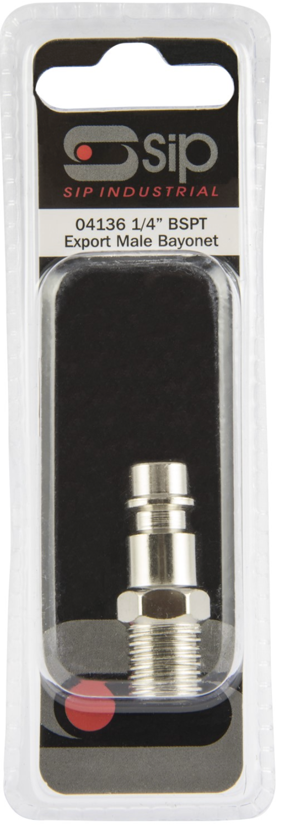 SIP Type 25 1/4" BSP Male Euro Plug Adaptor - 04136