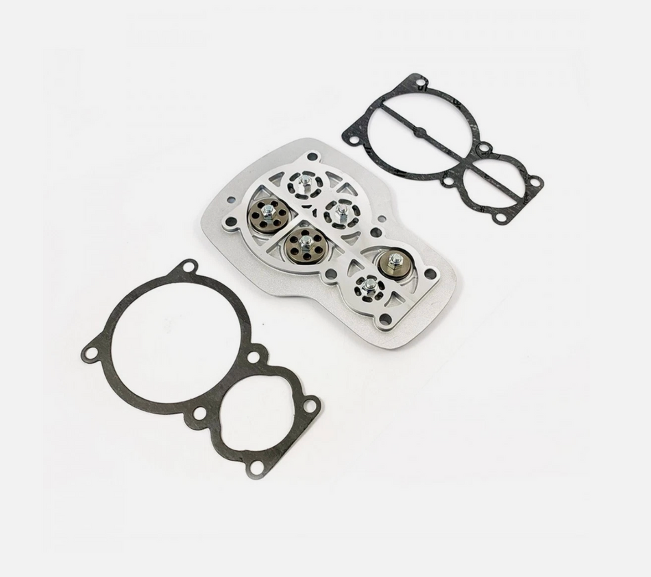 ABAC B6000 Air Compressor Valve Plate & Gaskets Kit - 2236113054