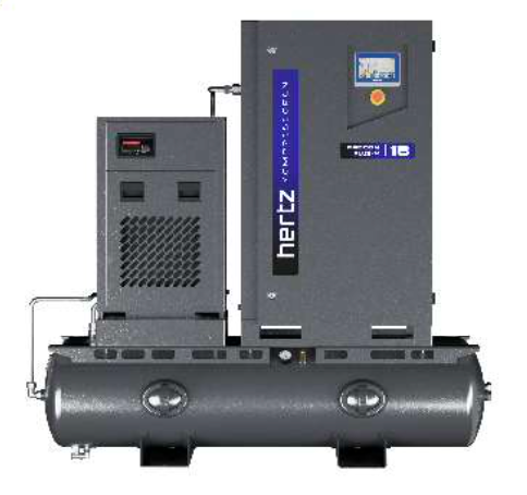 Hertz 18.5kW FRECON PLUS PM LASER 16-20 Bar VSD Compressor – Fiber Laser Air System