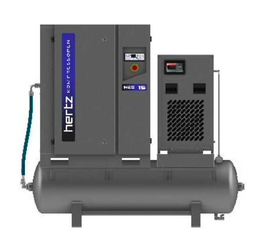 Hertz HSC LASER 15 | 15kW Fixed Speed High Pressure Compressor 14.5/16/20 Bar for Laser Cutting