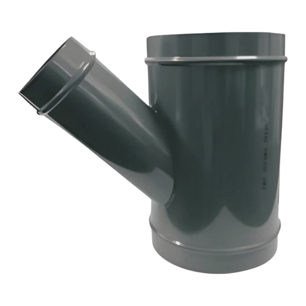 AIRpipe 45° Reducing Lateral Tee DN100 to DN200