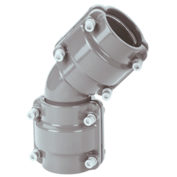 AIRpipe 45° Elbow DN20 to DN200