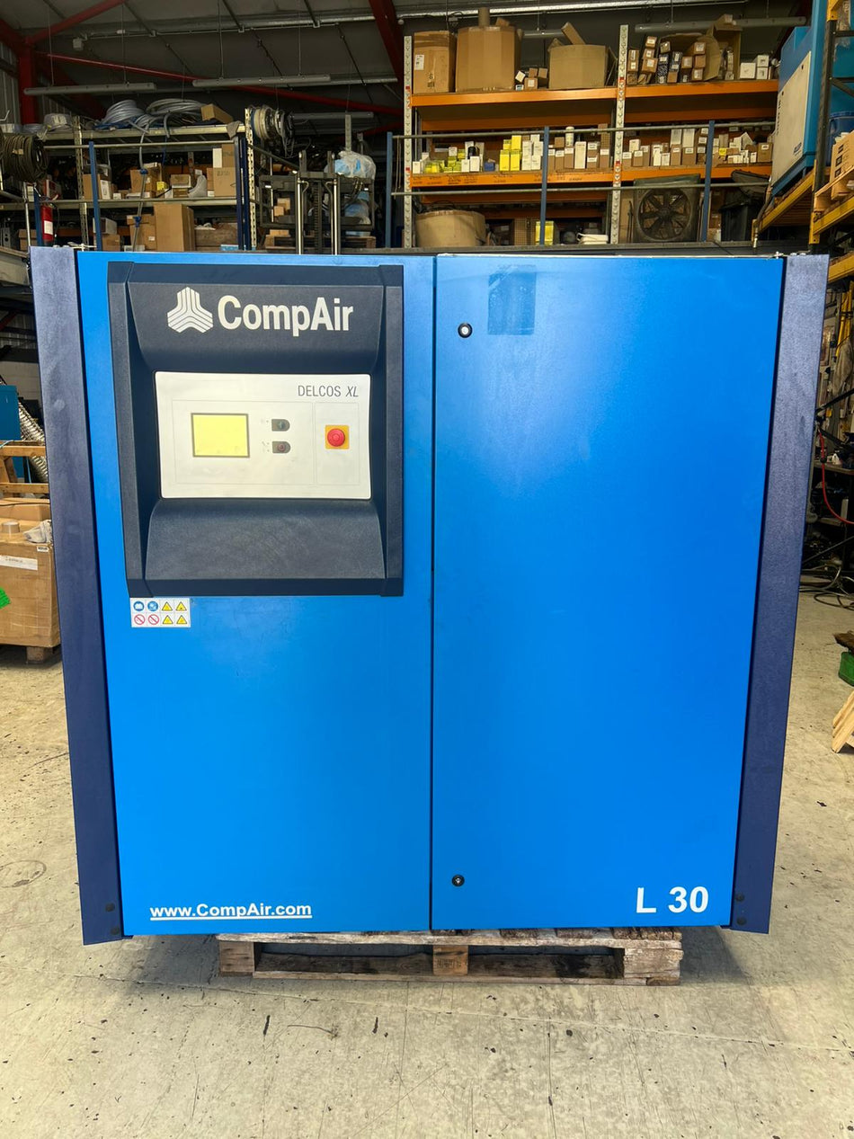 CompAir L30-7.5A 30kW Rotary Screw Compressor - 7.5 Bar, 203 cfm | Refurbished