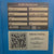 Blue machine with ALMIG Kompressor label and QR code on a blurred background