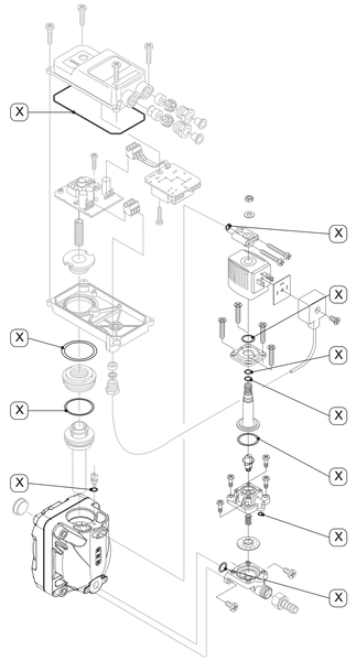 BEKO Technologies Spare part BEKOMAT 13 CO sealing parts kit PN25, 40/50 2000367