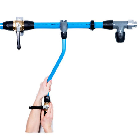 Airnet Aluminium Pipe Drop Legs - Blue - airlinkcompressors.com