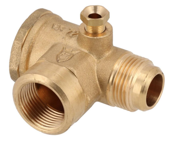 ABAC 1" BSPF x 1" BSPM Flared Non-Return Valve - 6210718300 - airlinkcompressors.com