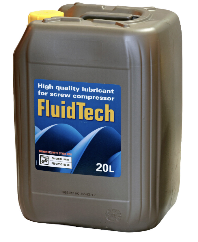 ABAC 6215716000 FLUIDTECH 2000 Hour Screw Compressor Oil 20L - airlinkcompressors.com