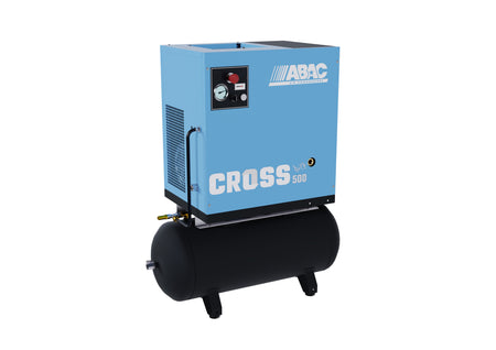 ABAC CROSS 500 4 kW 10Bar 400/50 100L Tank VSD Screw Compressor - 1839025635 - airlinkcompressors.com