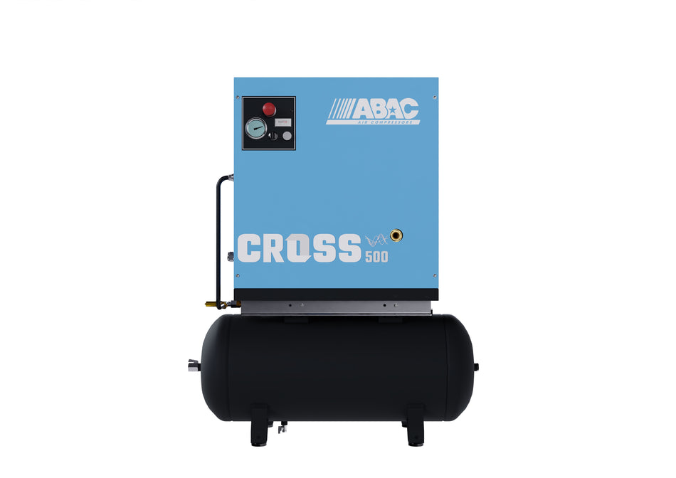 ABAC CROSS 500 4 kW 10Bar 400/50 100L Tank VSD Screw Compressor - 1839025635 - airlinkcompressors.com