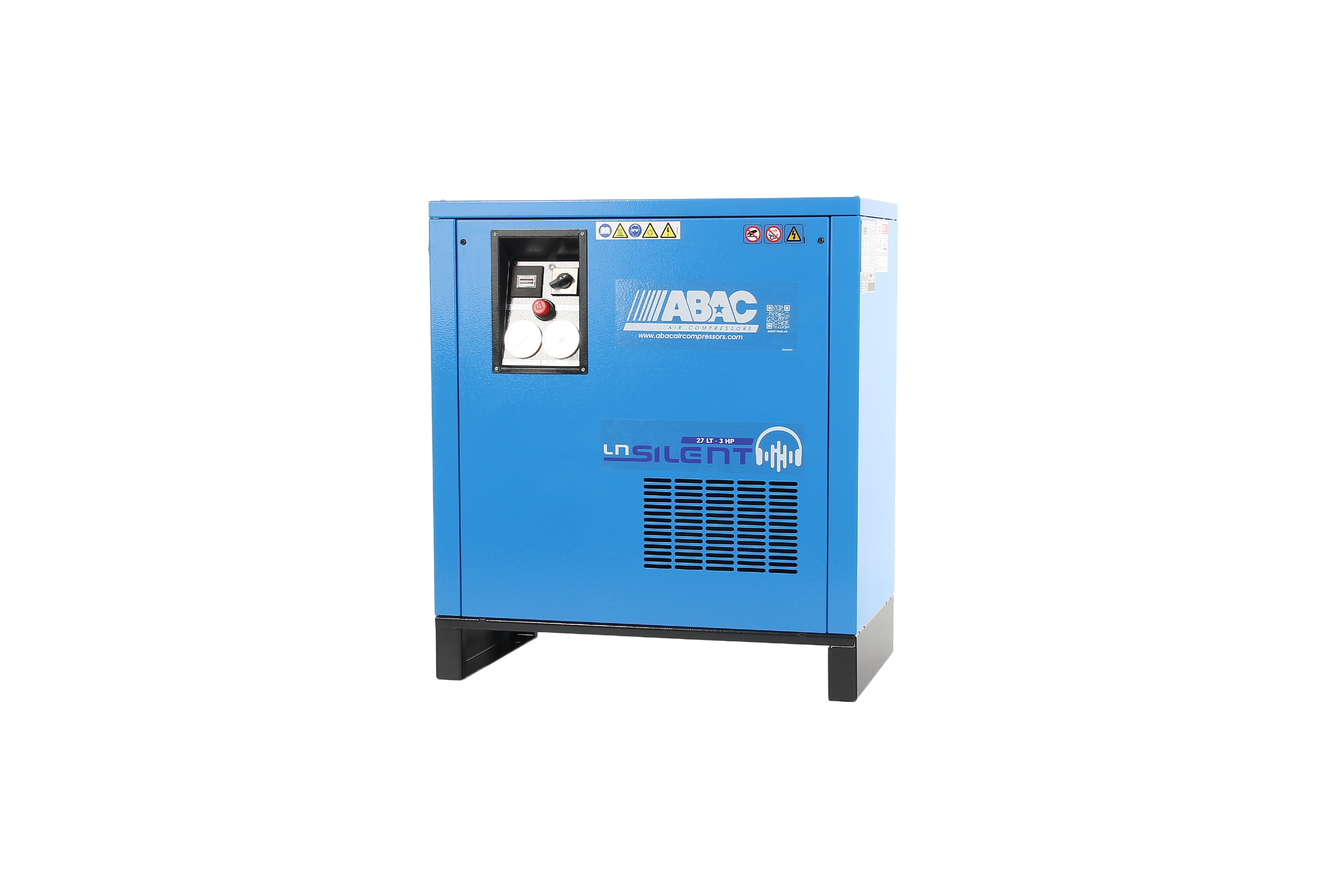 ABAC LN0 A29B 27L M3 - 11 CFM 10 Bar 230V Lubricated Silenced Air Compressor - 4116025930 - airlinkcompressors.com