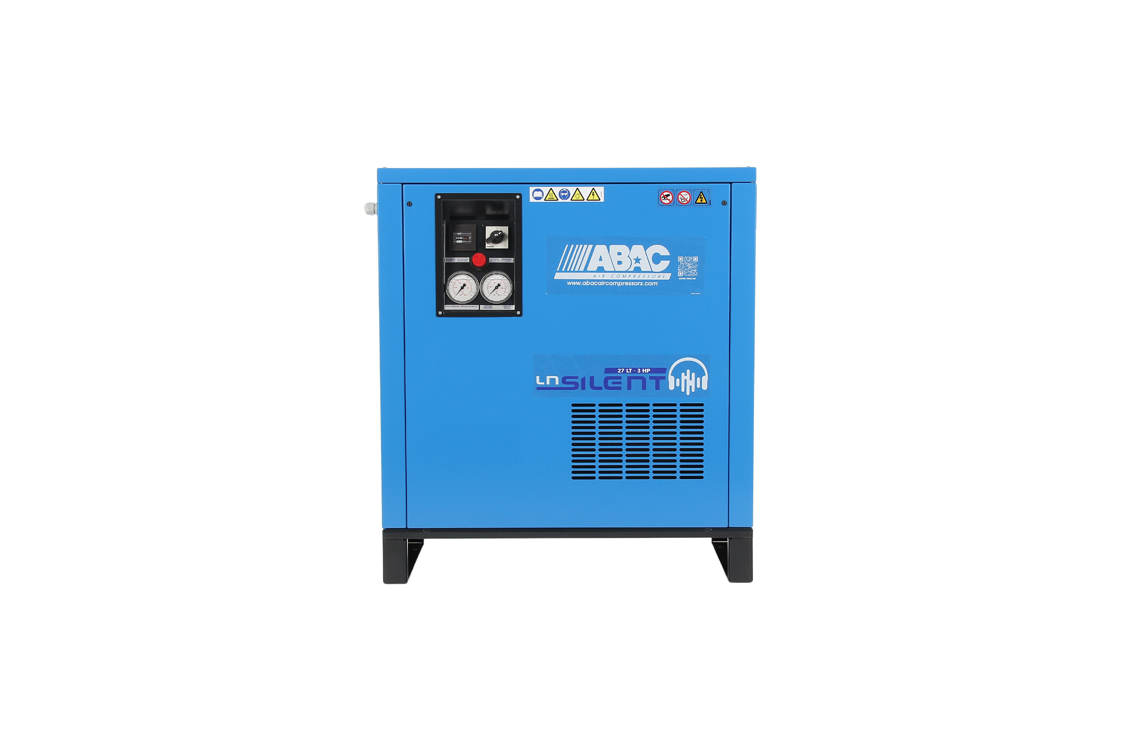 ABAC LN0 A29B 27L M3 - 11 CFM 10 Bar 230V Lubricated Silenced Air Compressor - 4116025930 - airlinkcompressors.com