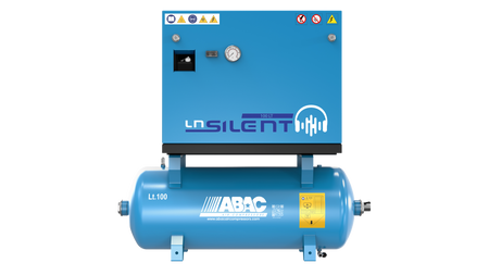 ABAC LN1 A39B 100L Tank Mounted Silenced Air Compressor M3 240 Volt 14 CFM - 4116000556 - airlinkcompressors.com