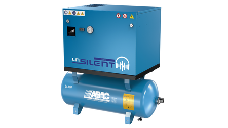 ABAC LN1 A39B 100L Tank Mounted Silenced Air Compressor M3 240 Volt 14 CFM - 4116000556 - airlinkcompressors.com
