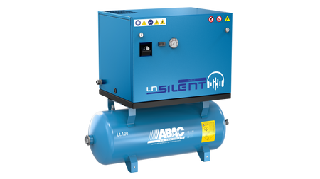 ABAC LN1 A39B 100L Tank Mounted Silenced Air Compressor T3 415 Volt 14 CFM - 4116026393 - airlinkcompressors.com