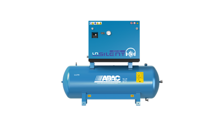 ABAC LN1 A39B 270L Tank Mounted Silenced Air Compressor T3 415 Volt 14 CFM - 4116026048 - airlinkcompressors.com