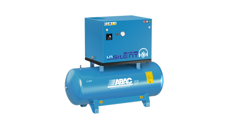 ABAC LN1 A39B 270L Tank Mounted Silenced Air Compressor T3 415 Volt 14 CFM - 4116026048 - airlinkcompressors.com