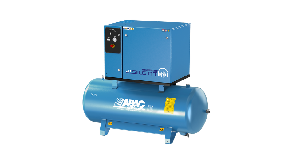 ABAC LN2 B6000 500L T7.5 DOL Silenced Air Compressor 400 Volt 23 CFM - 4116026015 - airlinkcompressors.com