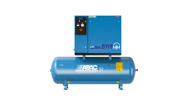 ABAC LN2 B7000 500L T10 DOL Silenced Air Compressor 400 Volt 38 CFM - 4116026024 - airlinkcompressors.com