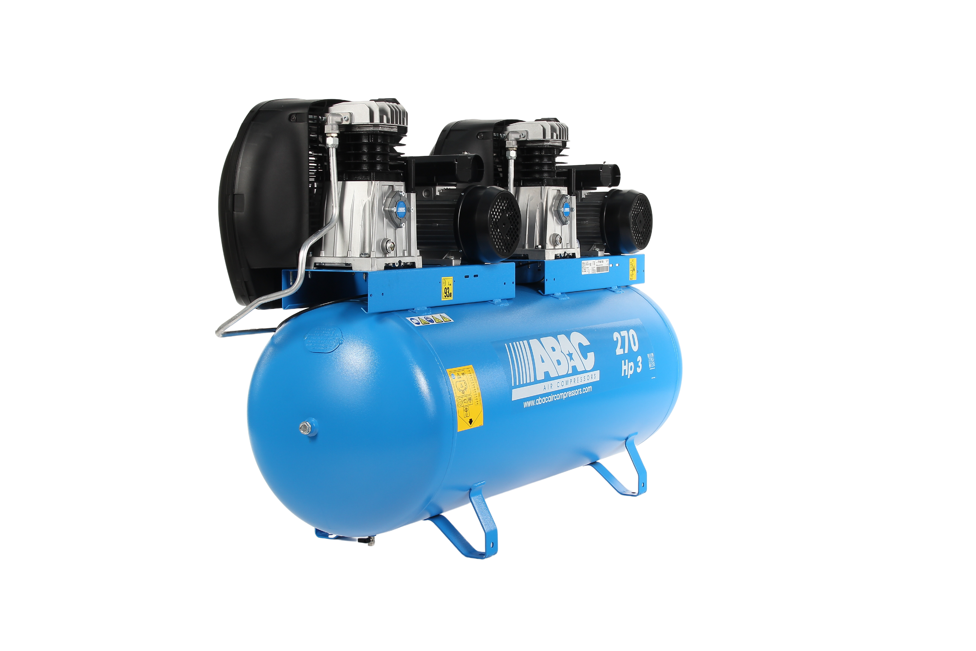 ABAC PRO A39 270 FM3 Tandem - 240V 270L 27.9CFM 10Bar Air Compressor - 4116024868 - airlinkcompressors.com