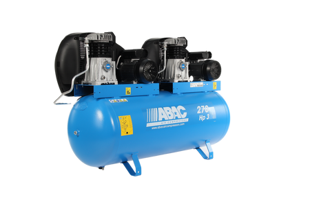 ABAC PRO A39 270 FM3 Tandem - 240V 270L 27.9CFM 10Bar Air Compressor - 4116024868 - airlinkcompressors.com