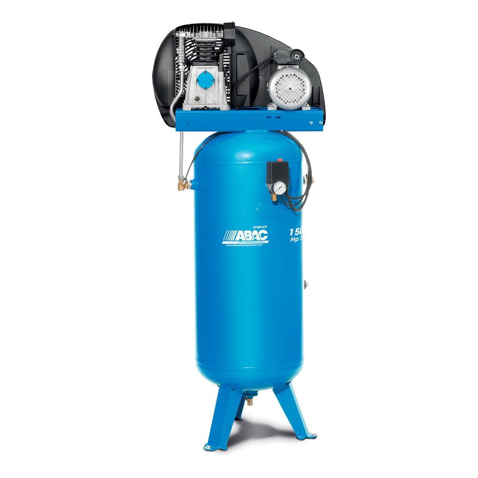 ABAC PRO A39B 150 VT3 Vertical Air Compressor 400Volt - 4116024162 - airlinkcompressors.com