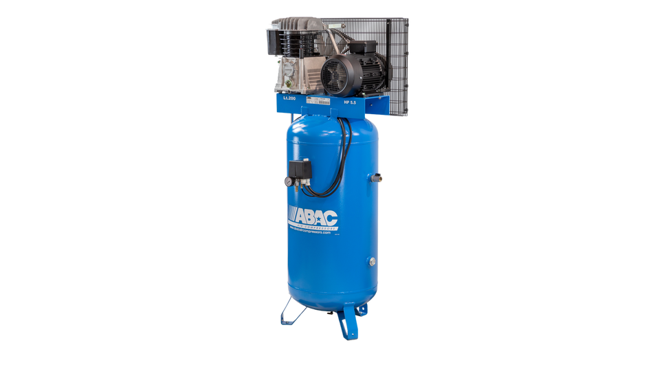 ABAC PRO B5900B 200L VT5.5 Vertical Air Compressor 400Volt - 4116024563 - airlinkcompressors.com