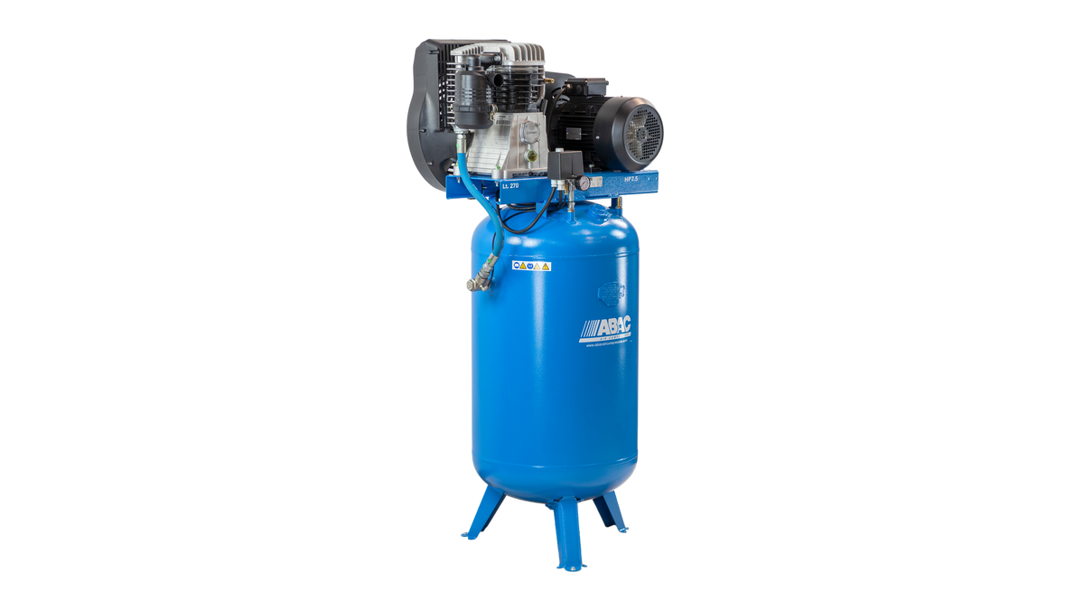 ABAC PRO B6000 270L VT7.5 Vertical Air Compressor 400Volt - 4116017001 - airlinkcompressors.com